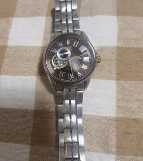 精工SEIKO 机械男表 金银钢带 201...