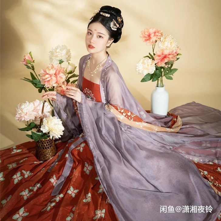 【正】琵琶女诃子裙+大袖衫s码包邮