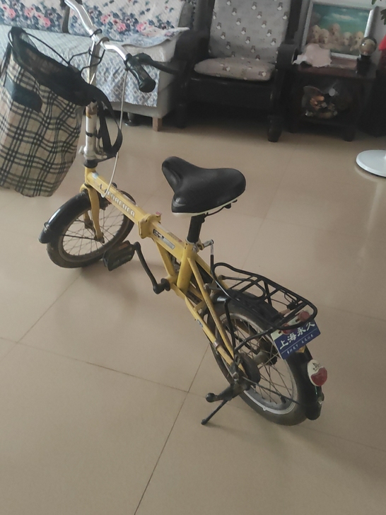 永久99成新折叠自行车