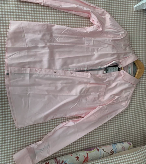 GLM男士衬衫，175号，全新带吊牌，粉色...