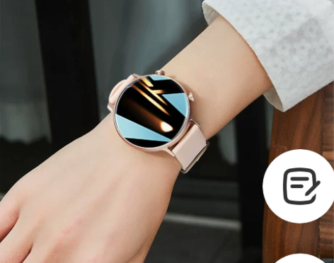 智能手表女款适用于华为苹果手机女士多功能运...