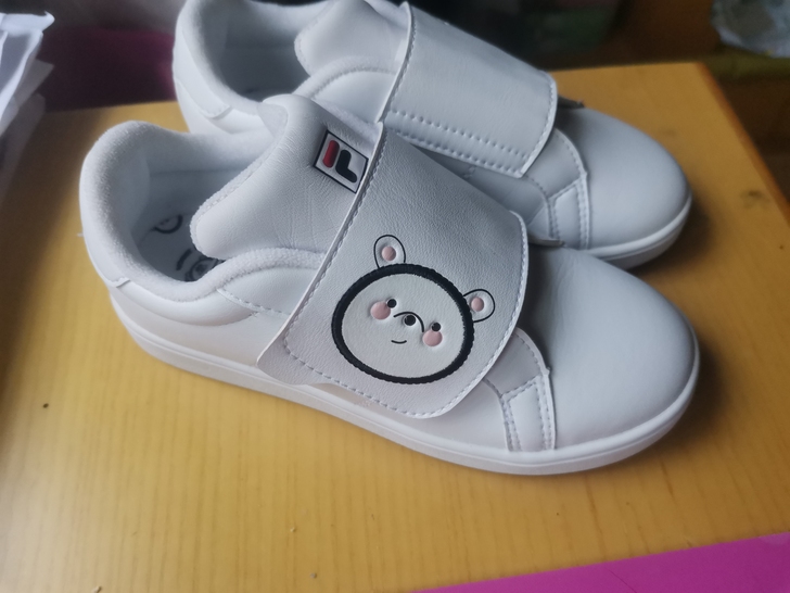 全新29码 斐乐fila 男女童中性款小白...