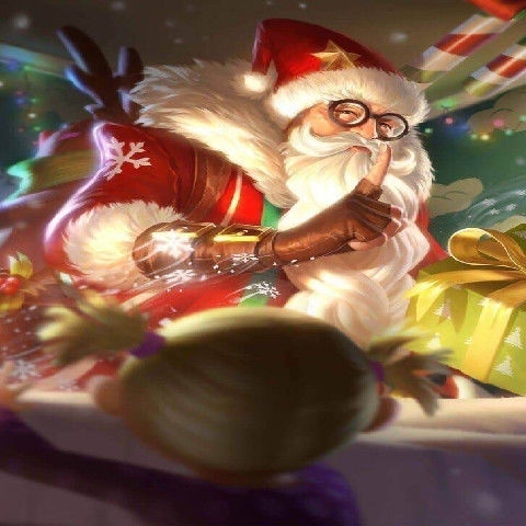 老夫子代 刷圣诞老人皮肤，嘎嘎快，纯手工打...