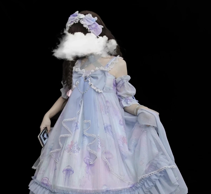 珊瑚水母 (l码吧 不过我M也能穿)jsk