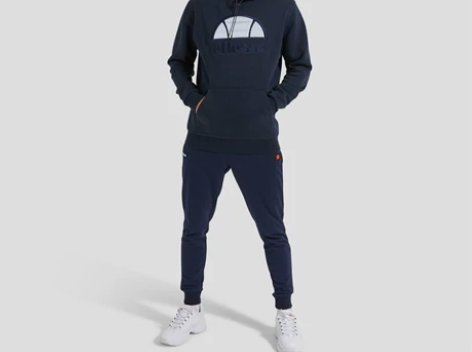 意大利ellesse男连帽卫衣3M反光重工...