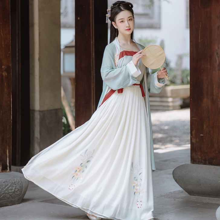 出茗月萱芙蓉三件套s，宋制裙子!