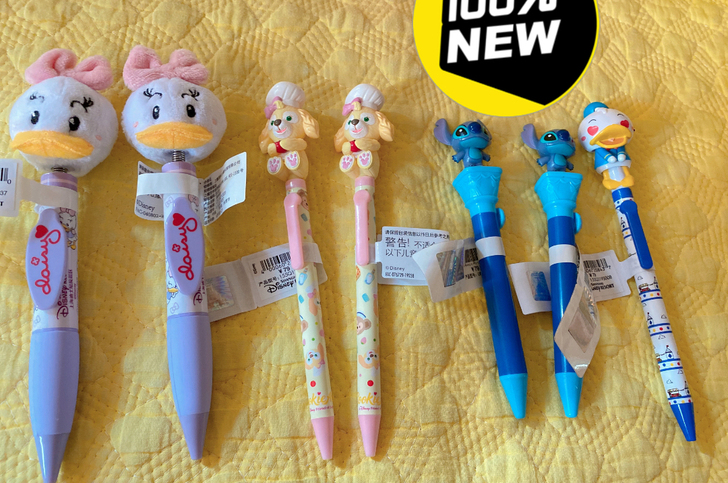 上海迪士尼乐园代购黛西鸭头毛绒圆珠笔厨师狗...