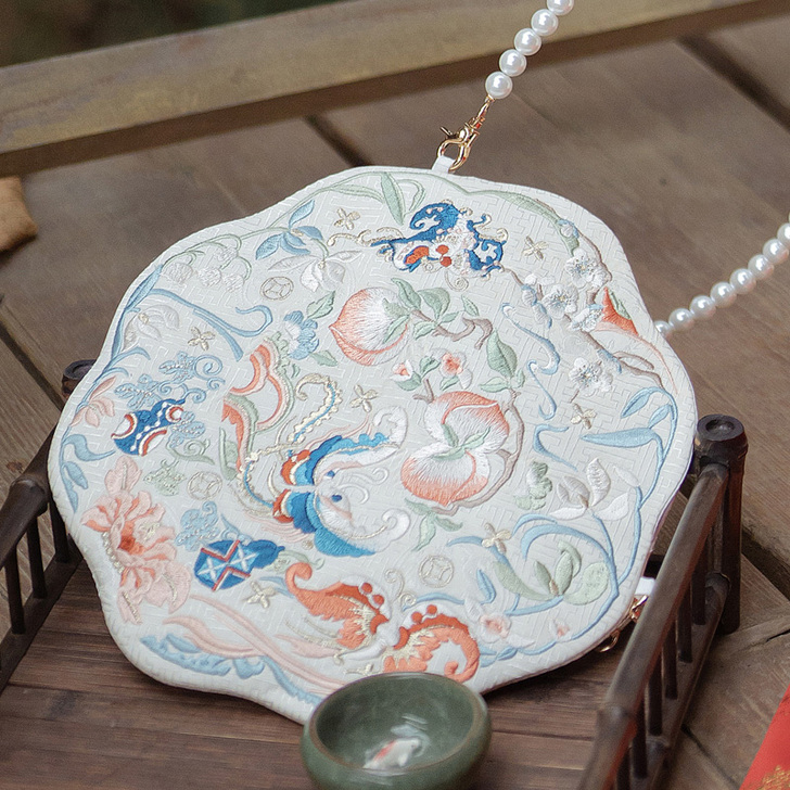 兰若庭此意在人间 绣花包包 汉服 配饰 百...