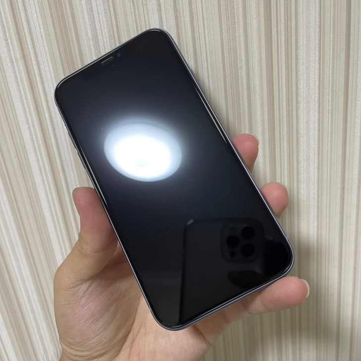 苹果11 128g  紫色 国行全原无拆修...