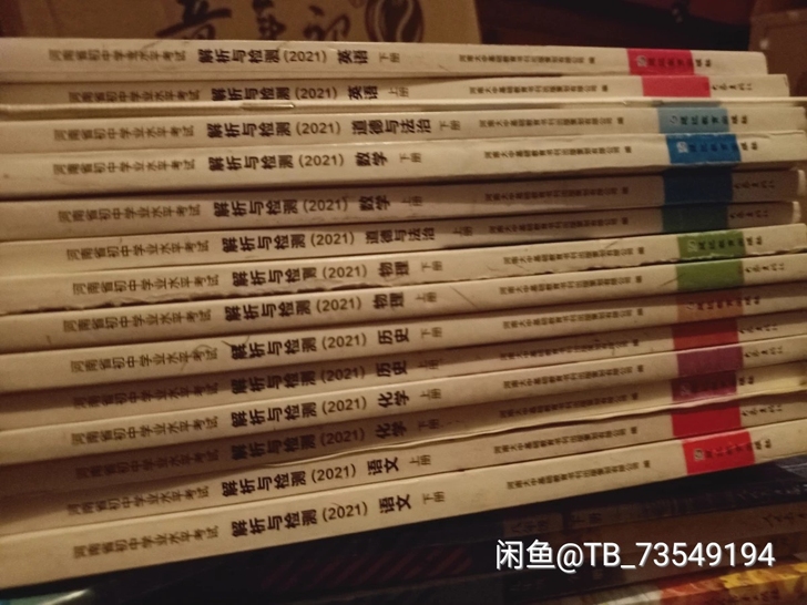 全套解析与检测,万维分类卷,初中全套政治历...
