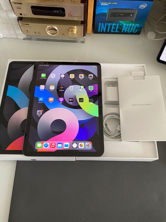 iPad Air4 64G国行深空灰色全面...