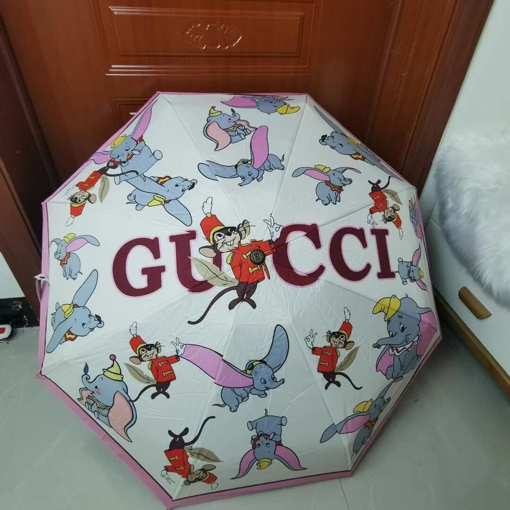 小飞象 五折迷你折叠晴雨伞超轻285克，折...