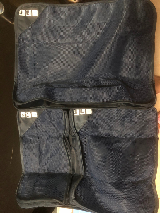 旅行收纳袋 一体式收纳套装整理袋 文艺风旅...