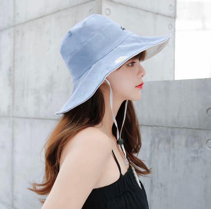 渔夫帽夏天遮脸防晒大沿帽