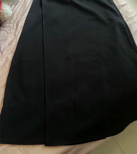 大码不规则半身裙宽松a字大摆裙适合胯大腿粗...