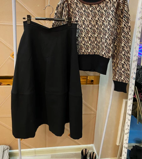 气质优雅立体大摆裙伞裙时髦百搭中长款设计感...