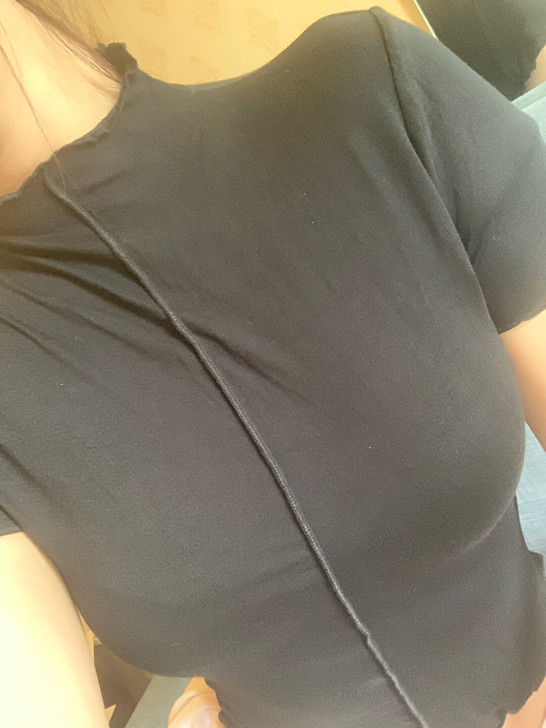 HM 少女感穿搭修身显瘦短袖T恤短款露脐上衣