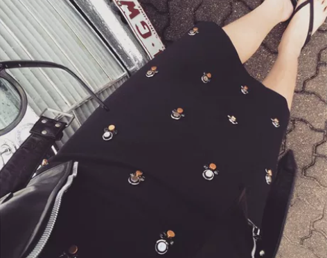 春秋高腰裙包臀裙修身半身裙过膝裙中裙铅笔裙...