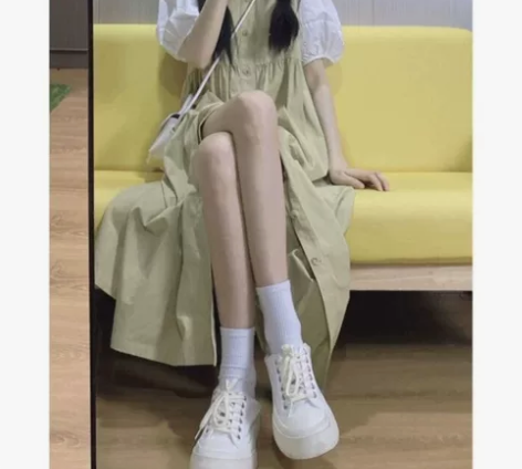 秋季温柔系套装女学院风印花卫衣+ins炸街...