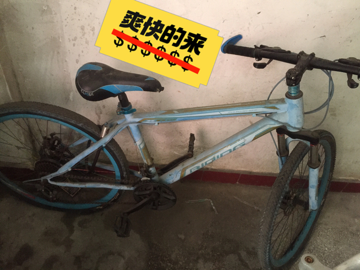 闲置物品，一直放着，后胎没气了，地址东莞长...