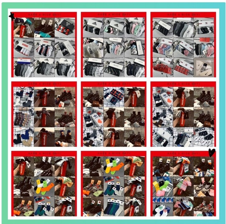 潮牌袜子盲盒