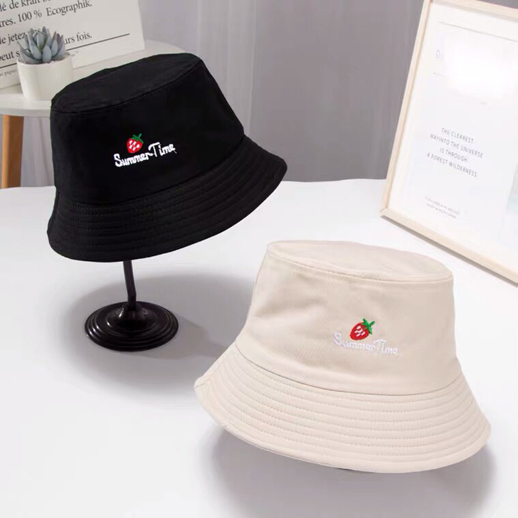 新款单面网红女渔夫帽女韩版百搭薄款防晒遮阳...