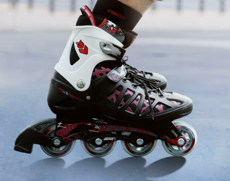 【特卖价】美洲狮青少年直排轮滑鞋溜冰鞋成人...