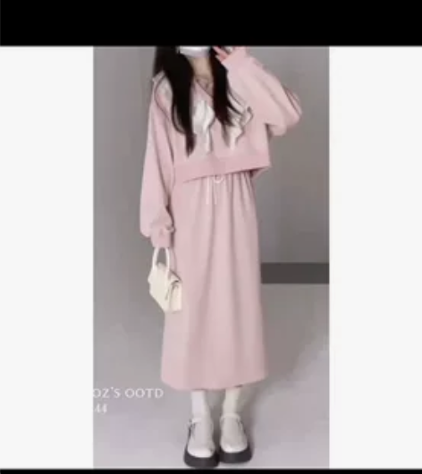 国内代购诗篇可颜女装2022秋季宽松连帽收...