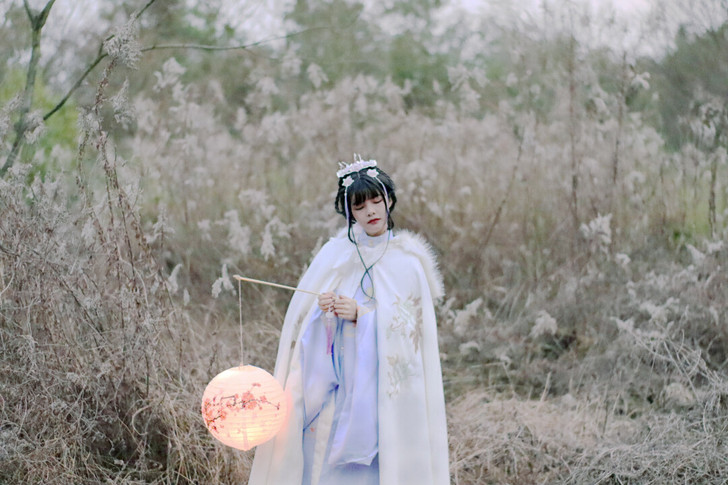 素羽华裳新款明制立领长袄原创汉服女对襟妆花...