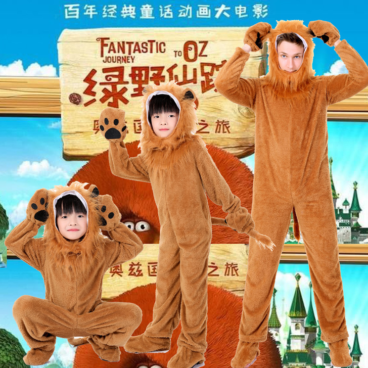 万圣节cos儿童狮子狮子王桃乐丝铁皮人服装...