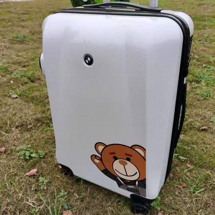 宝马小熊拉杆箱续保交车礼品行李箱BMW登机...