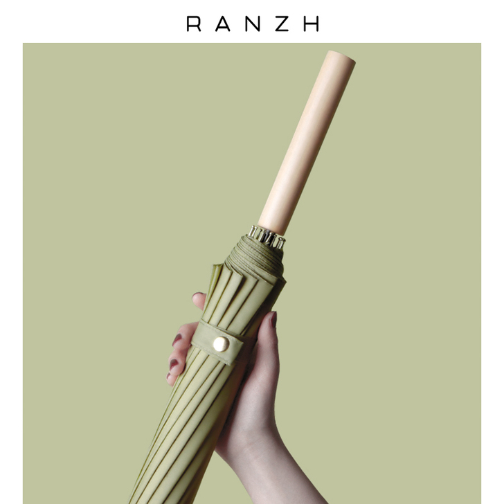 日系透明长柄雨伞女ins风大号森系复古简约...