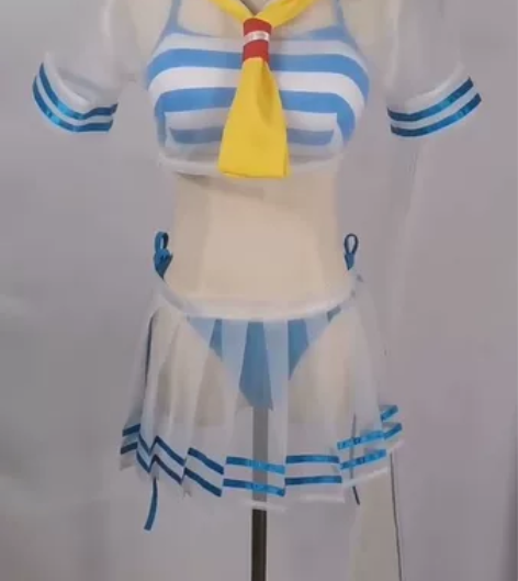 【一手】蕾姆cos服水手服泳装手办从零开始...