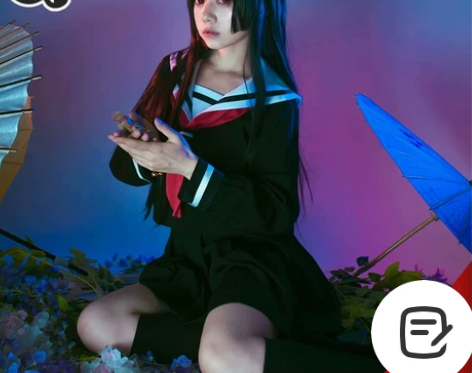 地狱少女阎魔爱cos服加道具 l码  水手...