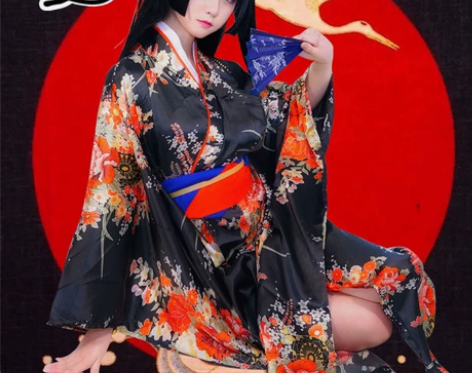 地狱少女阎魔爱和服cos服XL（不是真和服...