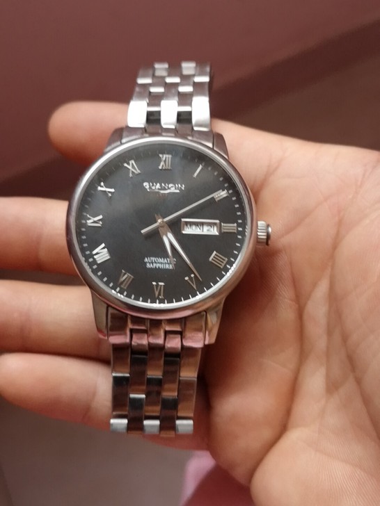 国产品牌冠琴,很不错的商业手表,没怎么带过...