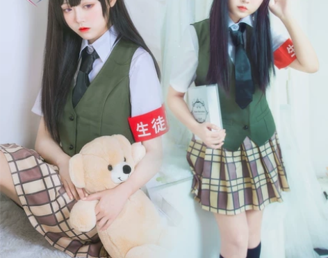 【出】蓝原芽衣cos 衣服➕假发 仅试妆 ...