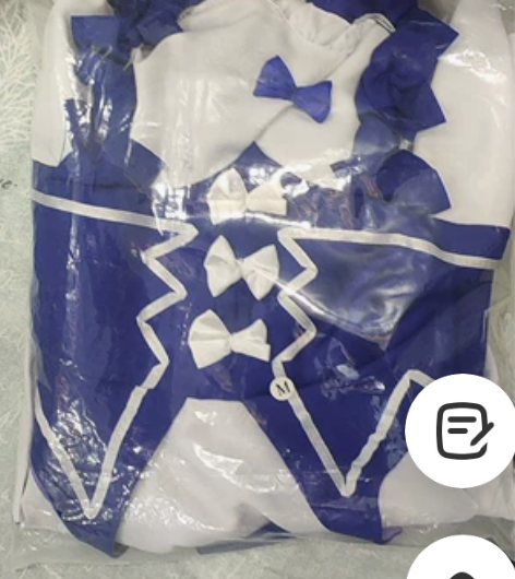 蕾姆小恶魔cos，xl码，仅试穿，全配件 ...