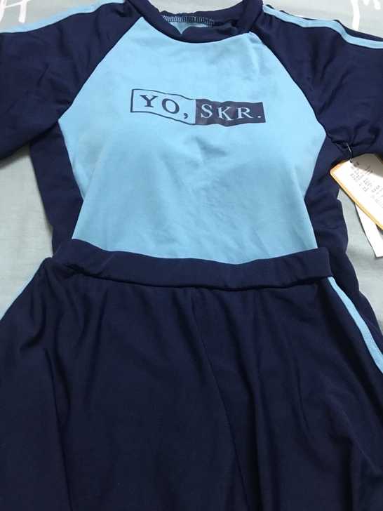 2021新款分体泳衣女士超仙运动平角保守学...
