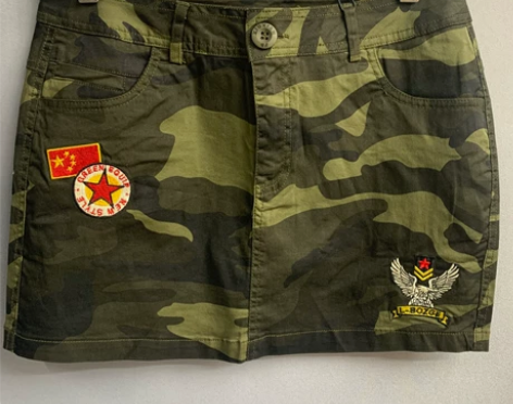 穿二洗一 中性迷彩复古休闲羽绒服 160斤...