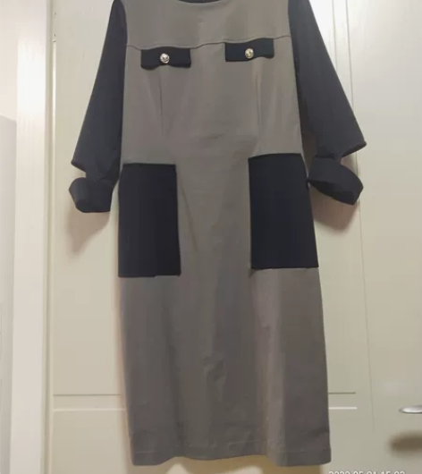 阿玛施修身连衣裙，100%正品，3码，有弹...
