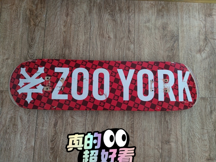 二手ZooYork进口滑板板面美国纽约NY...