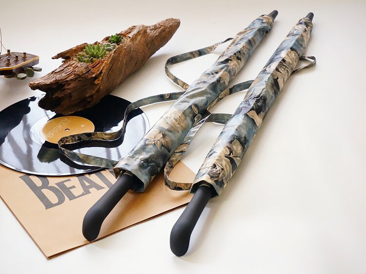 洛丽塔，复古玫瑰花长柄伞创意加大结实防风全...