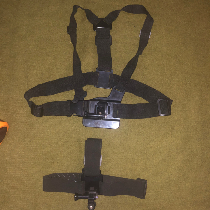 运动相机通用头带配件固定头戴支架 适用于各...