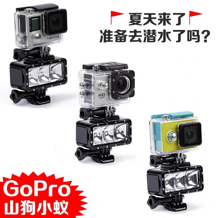 gopro运动相机补光灯insta360o...