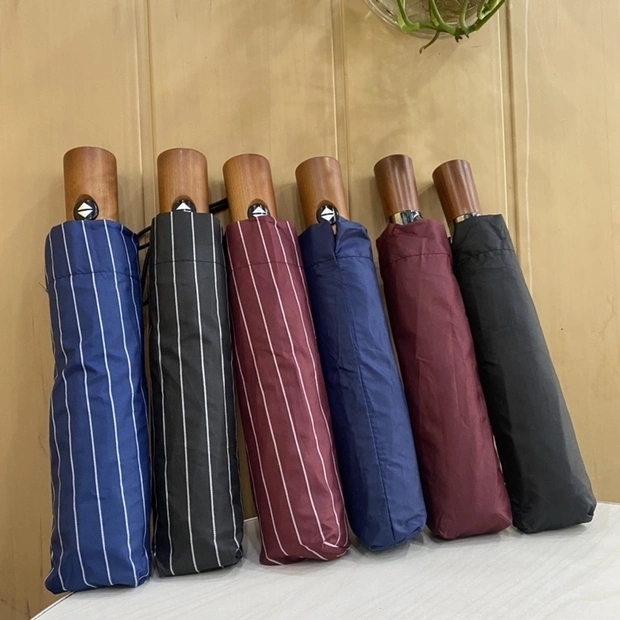 出口俄罗斯的订单，经典商务全自动折叠伞~