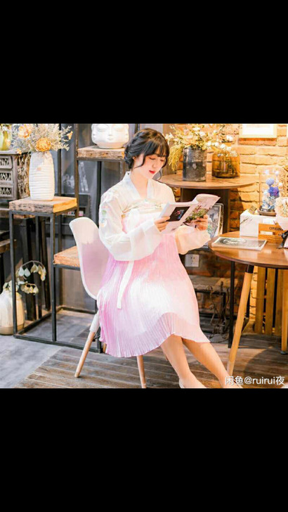 正品新素羽华裳春花筑梦!