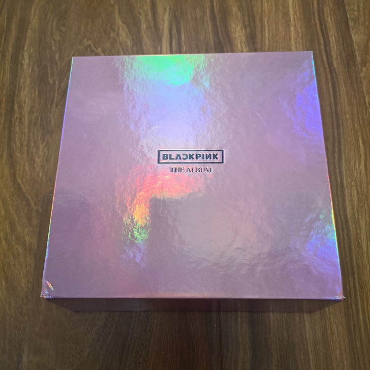 BLACKPINK正规一辑渐变粉八成新仅拆...