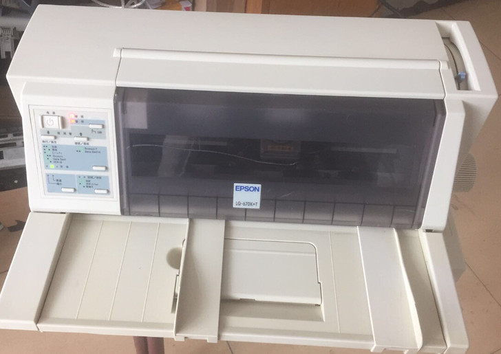 二手爱普生670K平推针式打印机，可打印各...