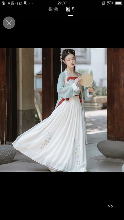 【科幻】茗月萱原创汉服女宋裤裙褙子四件套日...